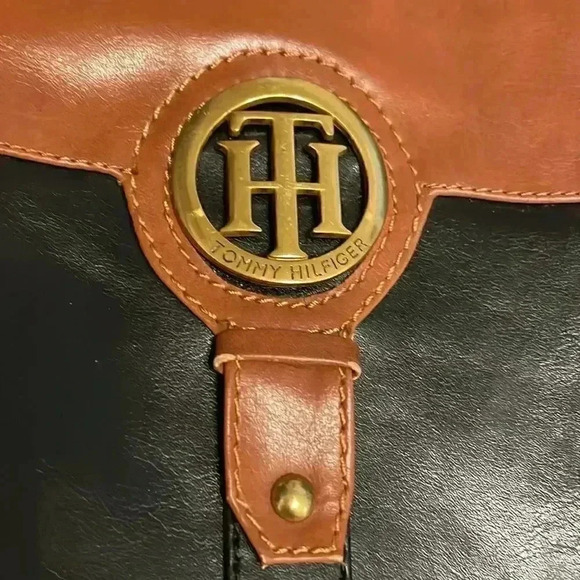 Tommy Hilfiger brown and black zip up riding boots 5 - Picture 2 of 9